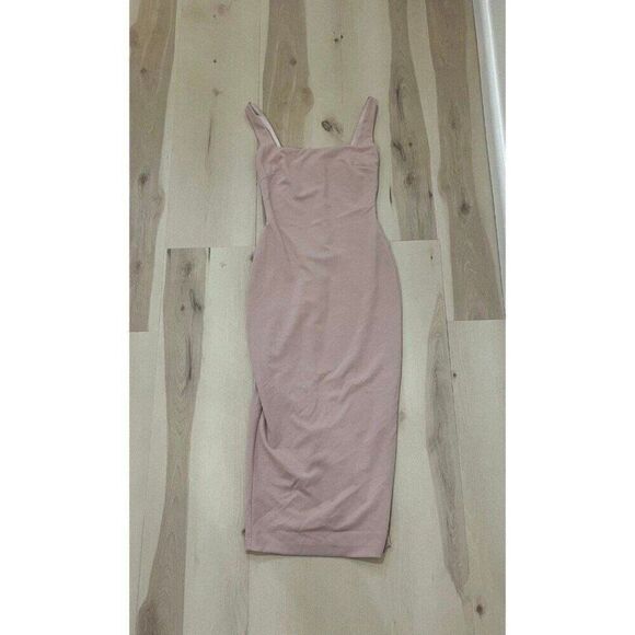 Nookie NWT Nude Pink Clean Girl Minimalist Quiet Luxury Old Money Chic Dress - Picture 10 of 12